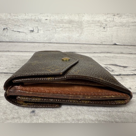 Louis Vuitton Portefeiulle Elise Trifold Wallet Monogram Canvas Leather - Picture 6 of 14